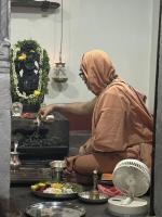 Purnahuti and Pujana by HH Swamiji at Shri Vishveshwara Venugopala Temple; Paduka Pujana (14 Feb 2026) Pictures Courtesy of Shri Shriram Shirali